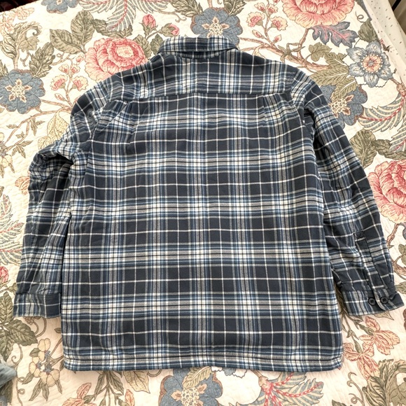 L.L.Bean Fleece Lined Button Down Flannel Shirt - Picture 5 of 5